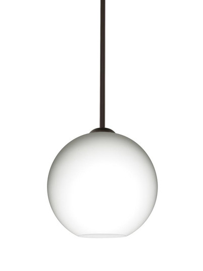 Besa Coco 8 Stem Pendant, Opal Matte, Bronze Finish, 1x60W Medium Base (127|1TT-COCO807-BR)