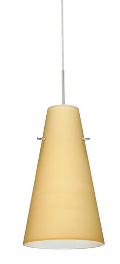 Besa Cierro Pendant For Multiport Canopy Satin Nickel Vanilla Matte 1x100W Medium Bas (127|J-4124VM-SN)