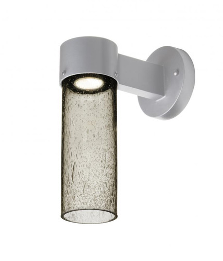 Besa, Juni 10 Outdoor Sconce, Latte Bubble, Silver Finish, 1x4W LED (127|JUNI10LT-WALL-LED-SL)