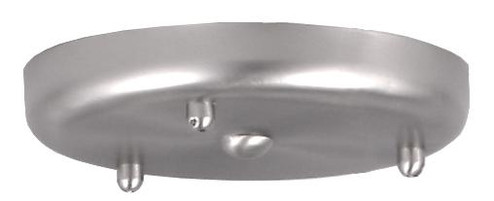 Besa 3-Light Round 12V Multiport Canopy, Satin Nickel (127|T23X-SN)