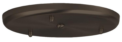 Besa 3-Light Large Round 120V Multiport Canopy, Bronze (127|T33XL-BR)