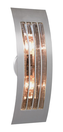 Besa, Sail Wall Sconce, Smoke Bubble, Silver Finish, 2x40W B10 (127|SAIL17SM-SL)