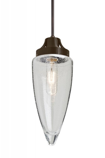 Besa, Sulu Cord Pendant, Clear Bubble, Bronze Finish, 1x60W Medium Base (127|1JT-SULUCL-BR)