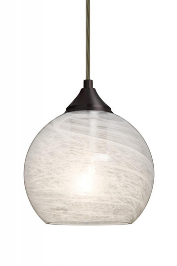 Besa, Jilly Cord Pendant, Vapor Clear, Bronze Finish, 1x60W Medium Base (127|1JT-JILLYCL-BR)