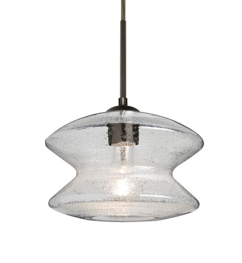 Besa, Zen Cord Pendant, Clear Bubble, Bronze Finish, 1x60W Medium Base (127|1JT-ZENCL-BR)