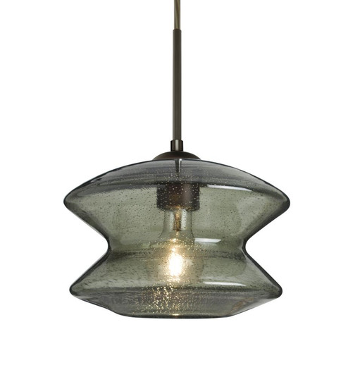 Besa, Zen Cord Pendant, Moss Bubble, Bronze Finish, 1x60W Medium Base (127|1JC-ZENMS-BR)