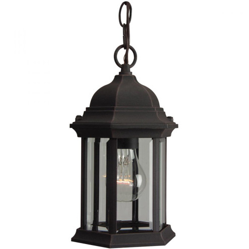 Hex Style Cast 1 Light Outdoor Pendant in Rust (20|Z291-RT)