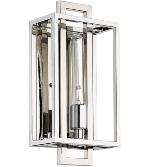 Cubic 1 Light Wall Sconce in Chrome (20|41561-CH)