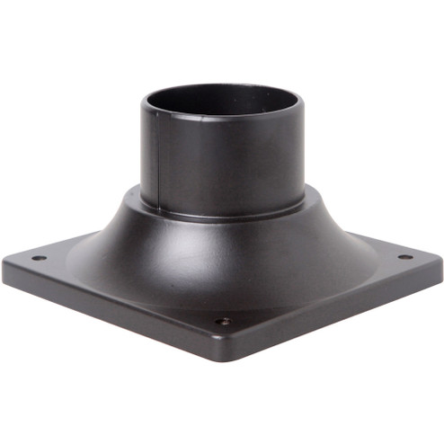Post Adapter Base for 3'' Post Tops in Oiled Bronze Outdoor (20|Z202-OBO)