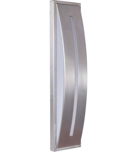 Luna 1 Light Small LED Outdoor Pocket Sconce in Satin Aluminum (20|Z9402-SA-LED)