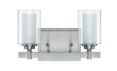 Celeste 2 Light Vanity in Brushed Polished Nickel (20|16712BNK2)