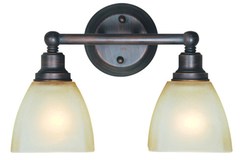 Bradley 2 Light Vanity in Bronze (20|26602-BZ)