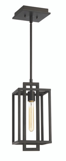 Cubic 1 Light Pendant in Aged Bronze Brushed (20|41591-ABZ)