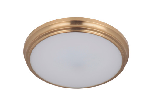 X66 Series 1 Light 11'' LED Flushmount in Satin Brass (20|X6611-SB-LED)