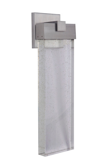 Aria 1 Light Large LED Outdoor Wall Lantern in Satin Aluminum (20|Z1624-SA-LED)