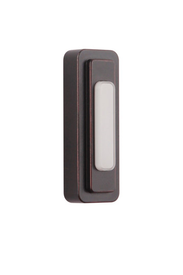 Surface Mount LED Lighted Push Button, Tiered in Oiled Bronze Gilded (20|PB5002-OBG)