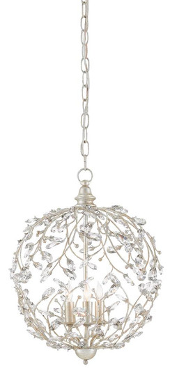 Crystal Bud Silver Orb Chandelier (92|9000-0076)