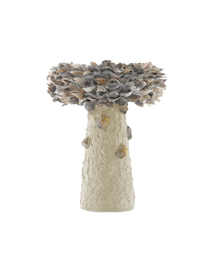 Oyster Shell Medium Bird Bath (92|1200-0053)