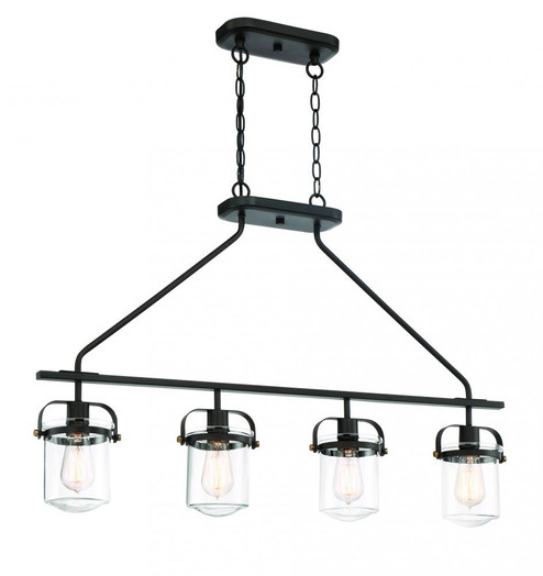 Jaxon 4 Light Linear Chandelier (21|90638-ORB)