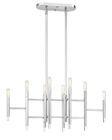 Jessa 8 Light Linear Chandelier (21|93238-CH)