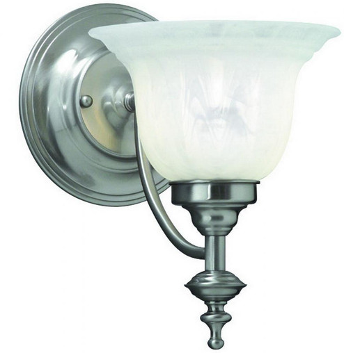 Richland 1 Arm Wall Sconce Satin Nickel (3|667-09)