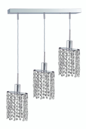 Mini 3 light Chrome Pendant (758|1283D-O-E-CL/RC)