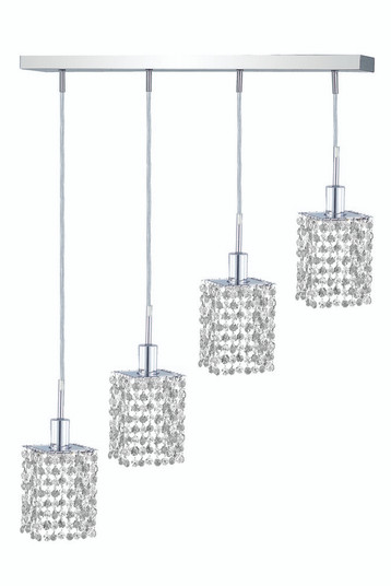 Mini 4 light Chrome Pendant (758|1284D-O-S-CL/SA)