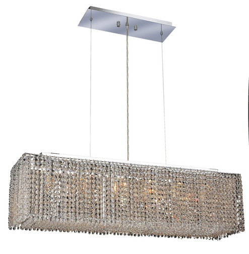 Moda 6 light Chrome Chandelier (758|1291D38C-CL/SS)