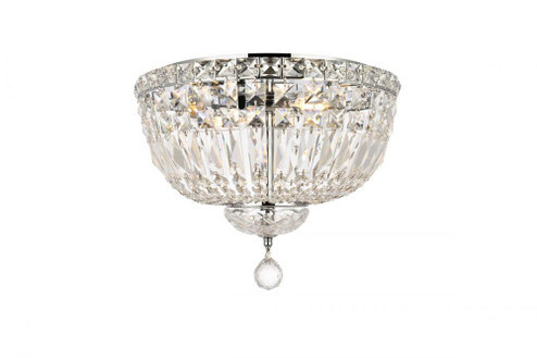 Tranquil 4 light Chrome Flush Mount Clear Royal Cut Crystal (758|V2528F14C/RC)