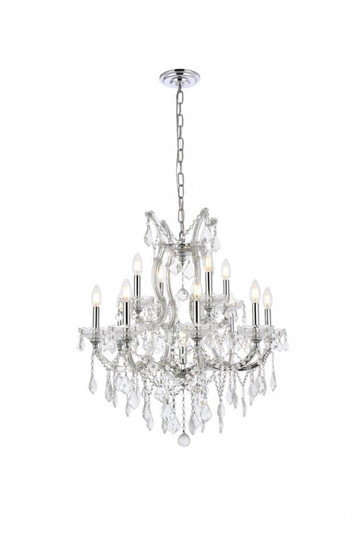 Maria Theresa 13 light Chrome Chandelier Clear Royal Cut Crystal (758|2800D27C/RC)