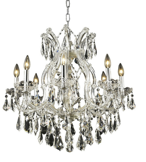 Maria Theresa 9 Light Chrome Chandelier Clear Royal Cut Crystal (758|2801D26C/RC)