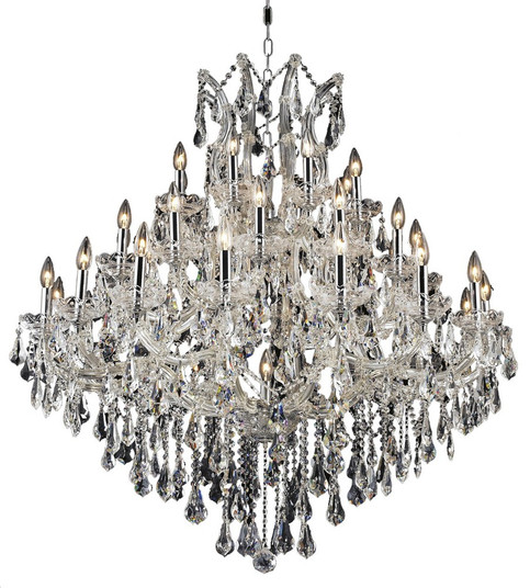 Maria Theresa 37 Light Chrome Chandelier Clear Royal Cut Crystal (758|2801G44C/RC)