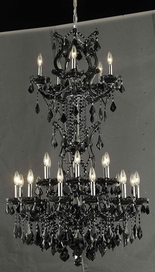 Maria Theresa 25 light Black Chandelier (758|2800D30SB/SS)