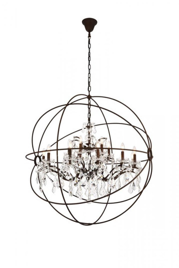 Geneva 18 light Rustic Intent Chandelier Clear Royal Cut crystal (758|1130G43RI/RC)