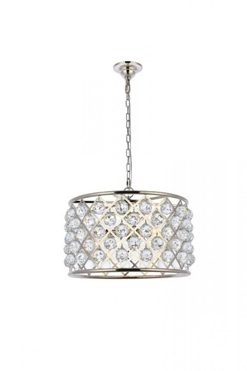 Madison 6 light polished nickel Pendant Clear Royal Cut Crystal (758|1206D20PN/RC)