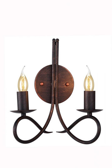 Lyndon 2 light Dark Bronze Wall Sconce (758|1452W9DB)