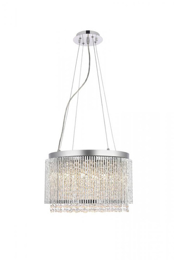 Influx 10 light Chrome Pendant Clear Royal Cut Crystal (758|V2092D16C/RC)