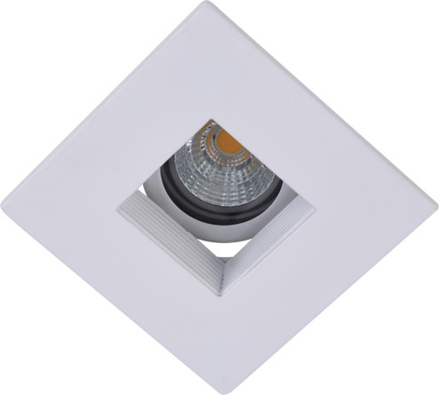 3'' Matte White Square baffle Trim MR16 (758|R3-590MW)