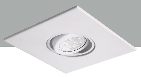 4'' Square Matte White 35 degree adjustable spot (758|R4-588MW)