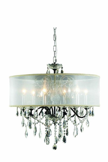 St. Francis 6 light Dark Bronze Chandelier (758|2016D24DB+SH/SS)