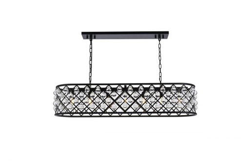 Madison 7 light Matte Black Chandelier Clear Royal Cut Crystal (758|1215G50MB/RC)
