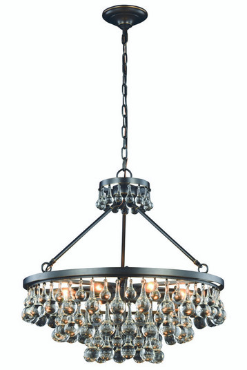 Bettina 8 light Bronze Pendant Clear Royal Cut Crystal (758|1509D26BZ)
