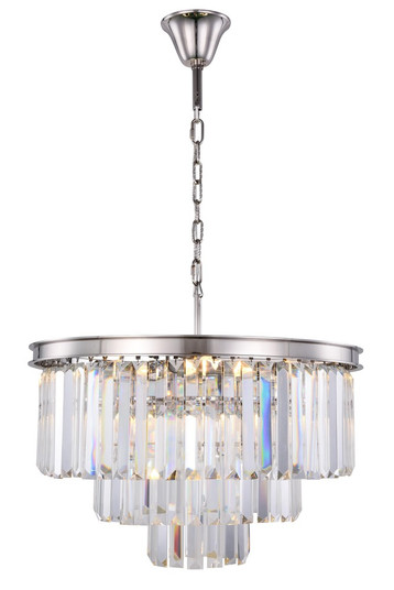 Sydney 9 Light Polished Nickel Chandelier Clear Royal Cut Crystal (758|1231D26PN/RC)