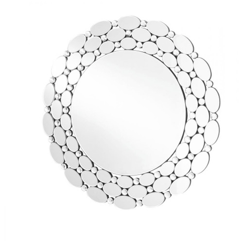 Sparkle 35 in. Contemporary Round Mirror in Clear (758|MR9128)