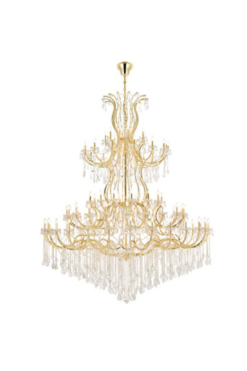 Maria Theresa 84 Light Gold Chandelier Clear Royal Cut Crystal (758|2800G120G/RC)