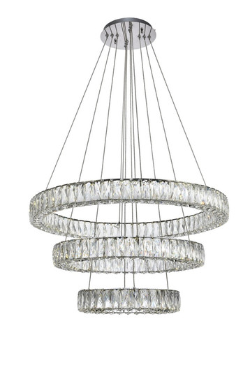 Monroe Integrated LED Chip Light Chrome Chandelier Clear Royal Cut Crystal (758|3503G3LC)