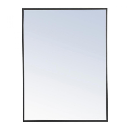 Metal frame Rectangle Mirror 24 inch Black finish (758|MR4071BK)