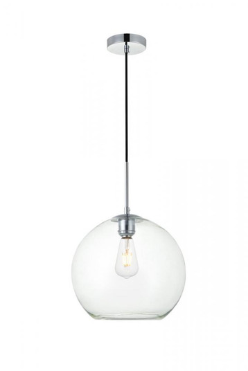 Baxter 1 Light Chrome Pendant With Clear Glass (758|LD2224C)