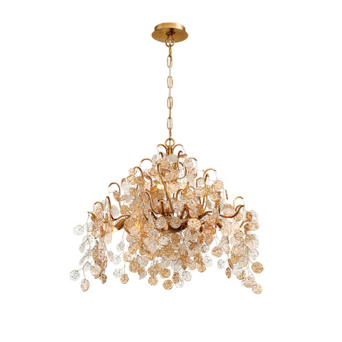 Campobasso, 8LT Chandelier, Gold (4304|29059-010)