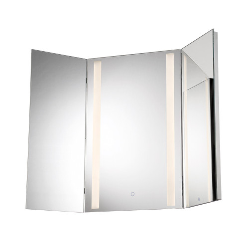 Mirror, LED, Tri-fold, Small, Chr (4304|34000-014)